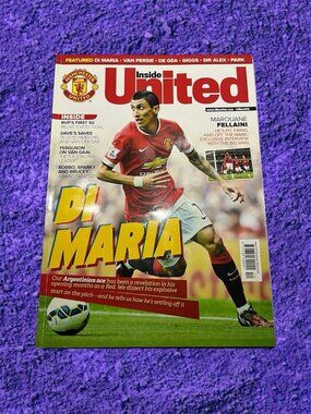 Inside United Official Magazine December 2014 Manchester Di Maria